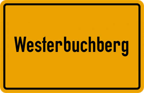 Ortsschild Westerbuchberg