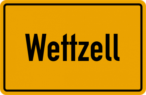 Ortsschild Wettzell