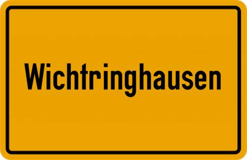 Ortsschild Wichtringhausen