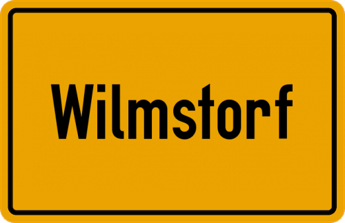 Ortsschild Wilmstorf