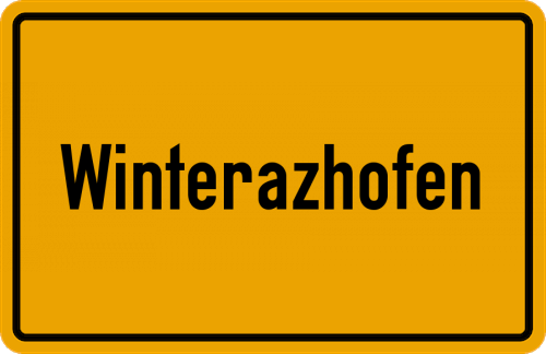 Ortsschild Winterazhofen
