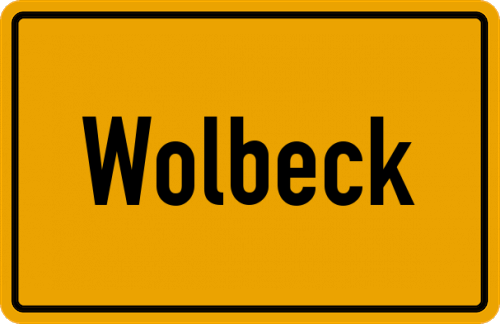 Ortsschild Wolbeck