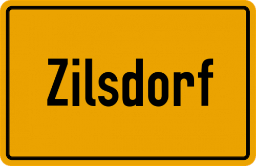 Ortsschild Zilsdorf, Eifel