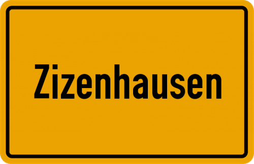 Ortsschild Zizenhausen