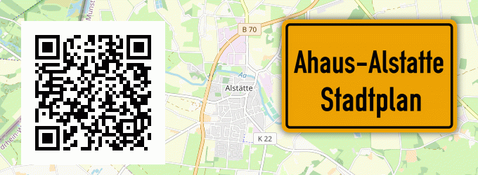 Stadtplan Ahaus-Alstatte