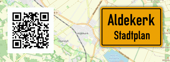 Stadtplan Aldekerk