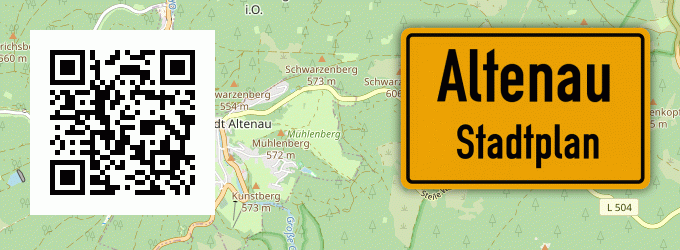 Stadtplan Altenau, Harz