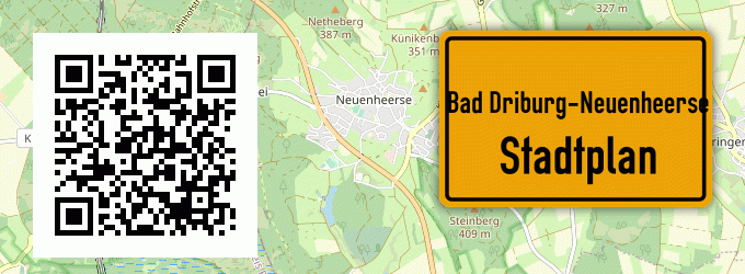 Stadtplan Bad Driburg-Neuenheerse