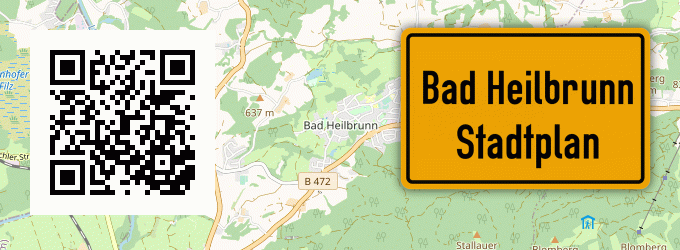 Stadtplan Bad Heilbrunn