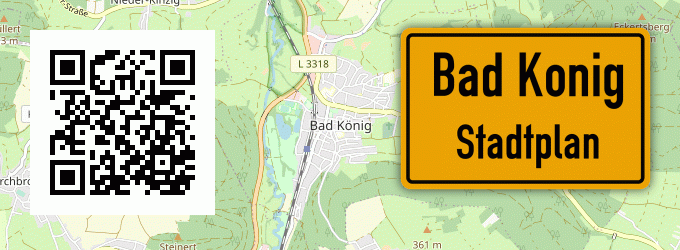 Stadtplan Bad Konig