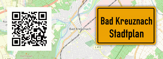 Stadtplan Bad Kreuznach