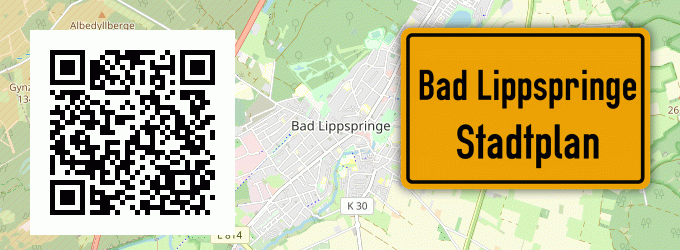 Stadtplan Bad Lippspringe