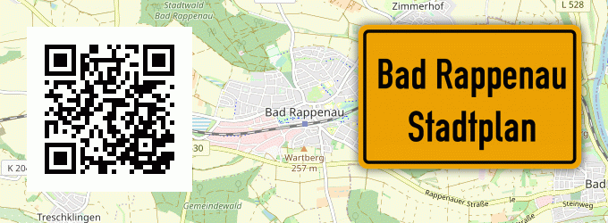 Stadtplan Bad Rappenau