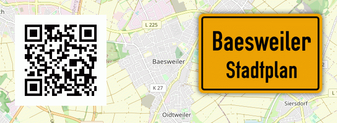Stadtplan Baesweiler