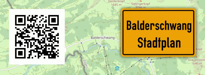 Stadtplan Balderschwang