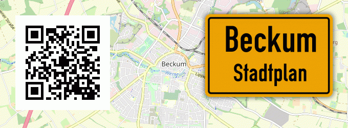 Stadtplan Beckum