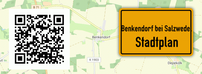 Stadtplan Benkendorf bei Salzwedel