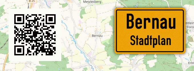 Stadtplan Bernau