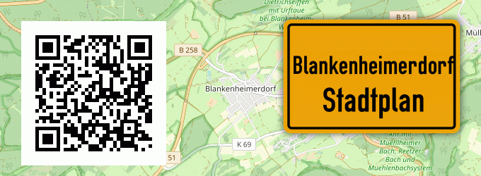 Stadtplan Blankenheimerdorf