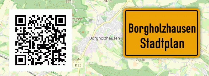 Stadtplan Borgholzhausen