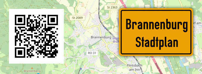 Stadtplan Brannenburg