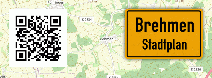 Stadtplan Brehmen, Baden