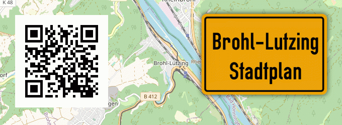 Stadtplan Brohl-Lutzing