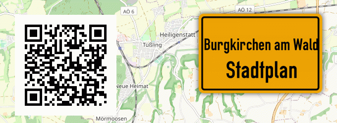 Stadtplan Burgkirchen am Wald