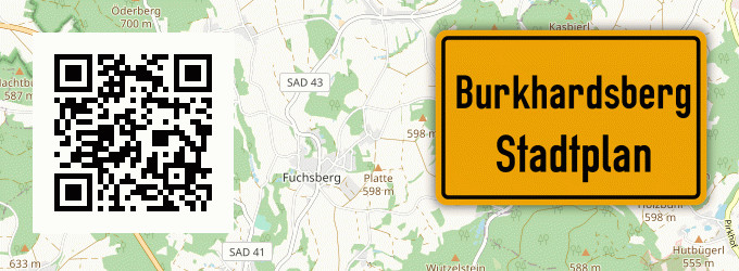 Stadtplan Burkhardsberg