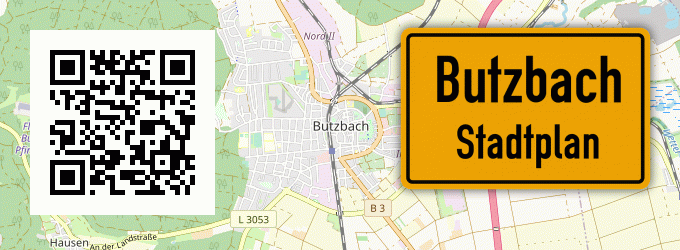 Stadtplan Butzbach