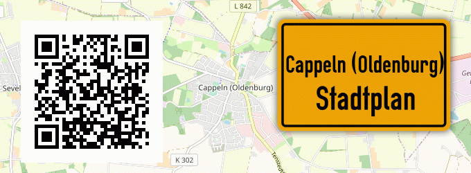 Stadtplan Cappeln (Oldenburg)
