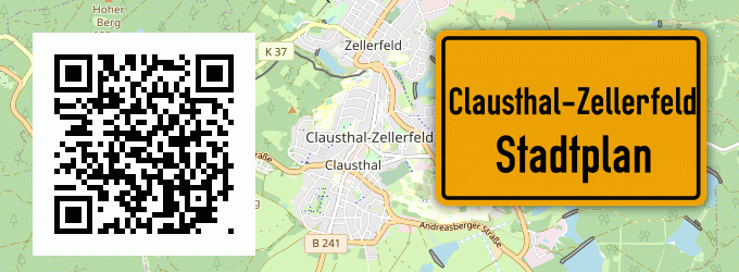 Stadtplan Clausthal-Zellerfeld