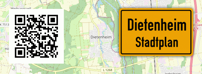 Stadtplan Dietenheim