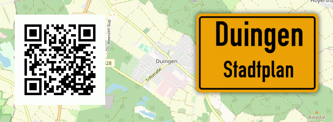Stadtplan Duingen