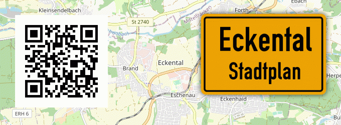 Stadtplan Eckental