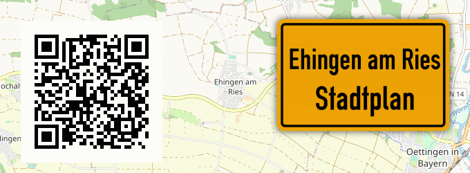 Stadtplan Ehingen am Ries