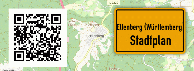 Stadtplan Ellenberg (Württemberg)