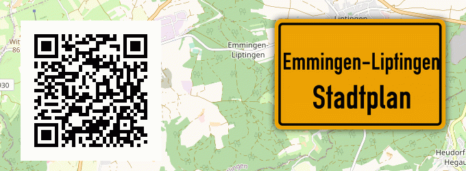 Stadtplan Emmingen-Liptingen