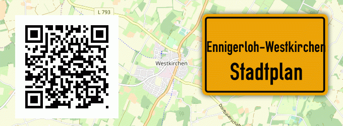 Stadtplan Ennigerloh-Westkirchen