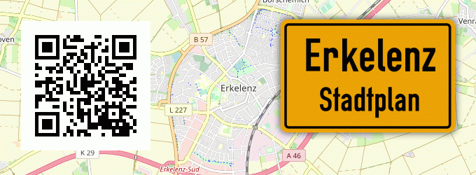 Stadtplan Erkelenz