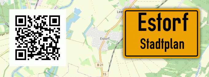 Stadtplan Estorf, Weser