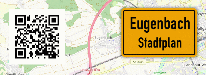 Stadtplan Eugenbach, Bayern