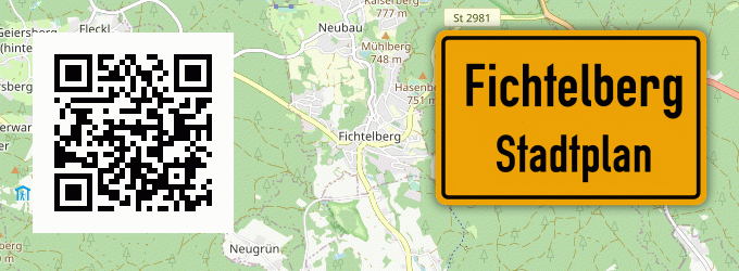 Stadtplan Fichtelberg