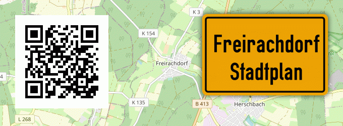 Stadtplan Freirachdorf