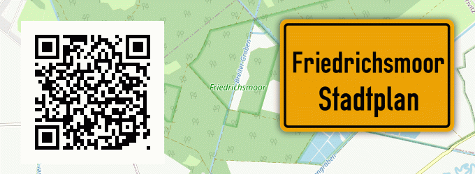 Stadtplan Friedrichsmoor
