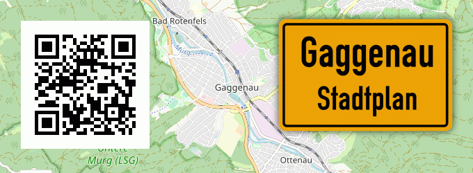 Stadtplan Gaggenau