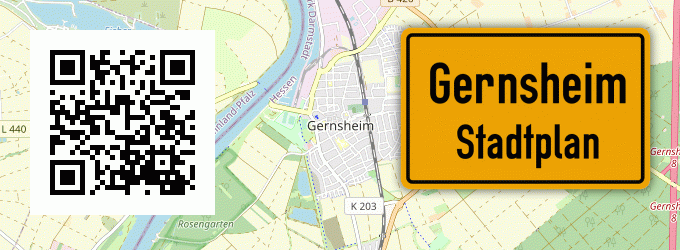 Stadtplan Gernsheim
