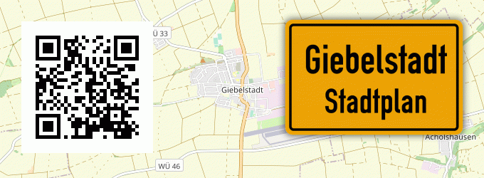 Stadtplan Giebelstadt