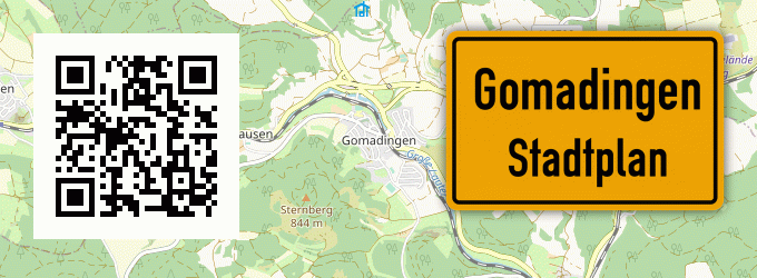 Stadtplan Gomadingen