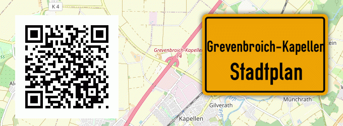 Stadtplan Grevenbroich-Kapellen
